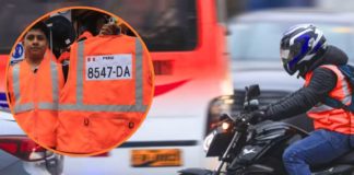 Moteros se movilizan contra chalecos y placas