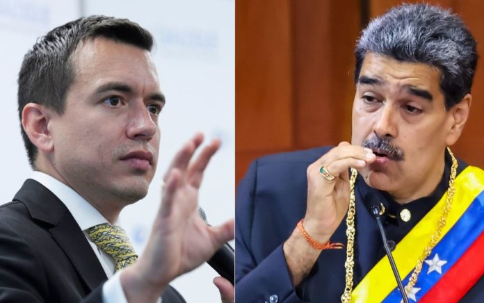 Nicolás Maduro insultó a ‘presi’ de Ecuador, Daniel Noboa