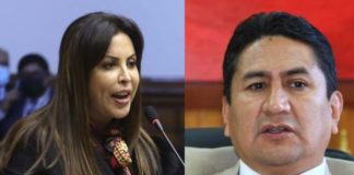 Patricia Chirinos le grita ‘prófugo’ a Vladimir Cerrón