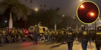 Se prende con bombarda por desalojo en Chorrillos