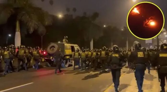 Se prende con bombarda por desalojo en Chorrillos
