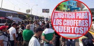 Transportistas anuncian paro nacional mañana 14 de mayo Transportistas anuncian paro nacional