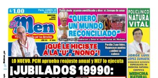Portada Diario El Men (19/05/2025)