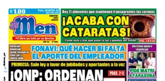 Portada Diario El Men (20/05/2025)