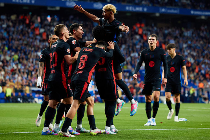 Barcelona es campeón de la Liga de España Barcelona es campeón de la Liga de España