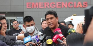 coronel PNP Juan Carlos Montúfar sale de alta con bala en pierna