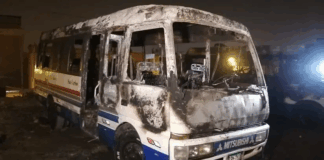 Capturan a extorsionador implicado en incendio de cústeres