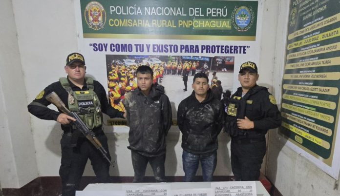 Detienen a sujetos con armas en zona vinculada a minería ilegal Detienen a sujetos con armas en zona vinculada a minería ilegal