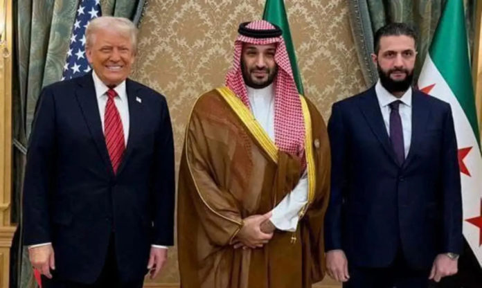 Histórico encuentro entre Trump y Al Sharaa, líder de Siria