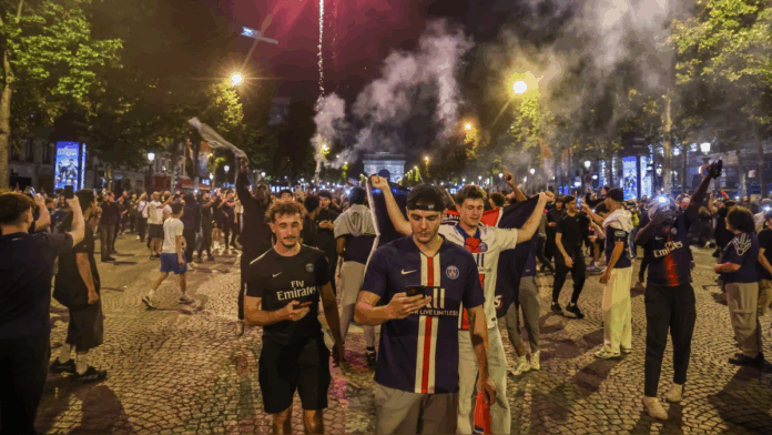 Una ola de disturbios en Francia tras la Champions del PSG Una ola de disturbios en Francia tras la Champions del PSG