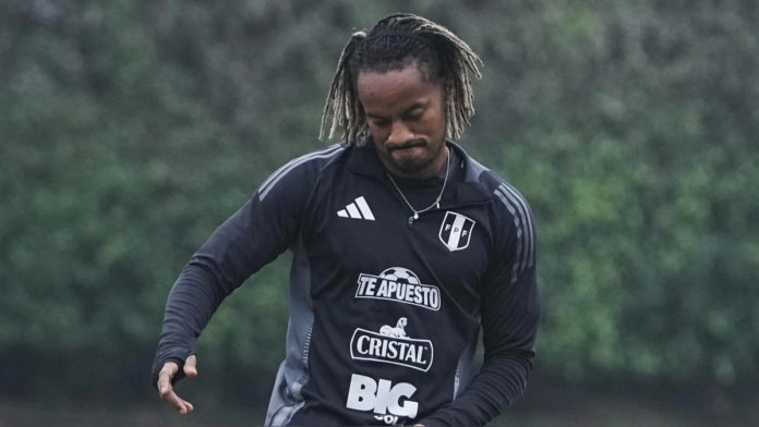 André Carrillo entrenó de cara al Perú vs. Ecuador