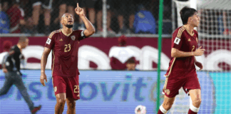 Venezuela venció a Bolivia y practicamente aseguró el repechaje