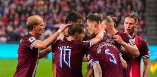 Noruega goleó a Italia y peligra para ir al Mundial