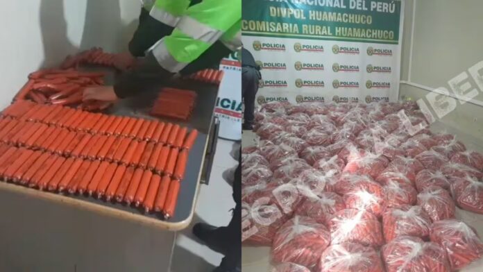 Incautan 15 mil cartuchos de dinamita en caserío de La Libertad