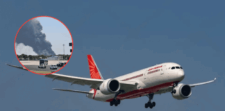 Avión despega y se estrella en la india