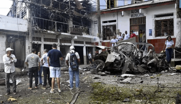 Cuatro muertos en atentados en Colombia