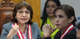 Delia Espinoza y Patricia Benavides