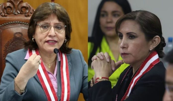 Delia Espinoza y Patricia Benavides