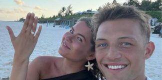 Oliver Sonne pide matrimonio a su novia Isabella en las Bahamas