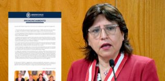 Junta de Fiscales Supremos declaró ayer, vigente el nombramiento de Delia Espinoza como fiscal de la Nación