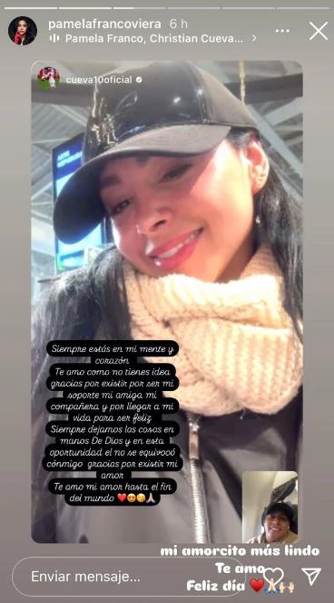 Pamela Franco y emotivo mensaje a Christian Cueva en su primer Día del Padre