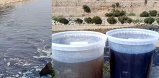 Río Rímac lució de color negro