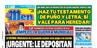 Portada Diario El Men (22/06/2025)