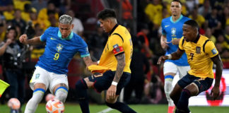 Brasil empató sin goles ante Ecuador en el debut de Ancelloti