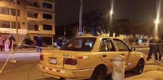 Asesinan a taxista en avenida de Los Olivos