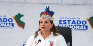 Dina minimiza protestas en Iquitos Dina Boluarte