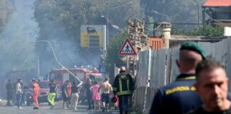 Explosión de gasolinera deja 45 heridos en Roma