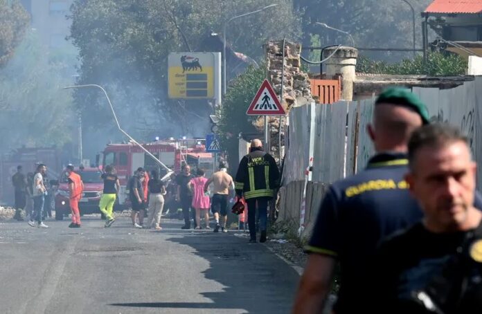 Explosión de gasolinera deja 45 heridos en Roma Explosión de gasolinera deja 45 heridos en Roma