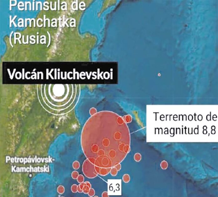 Kamchatka fue una gelatina con terremotazo de 8,8