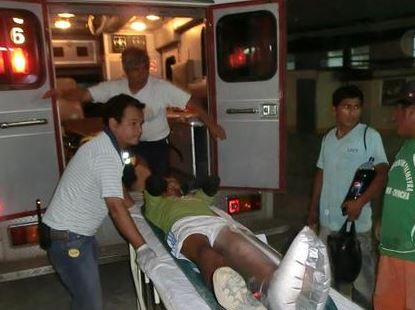 Lo balean por no dejarse robar Lo balean por no dejarse robar