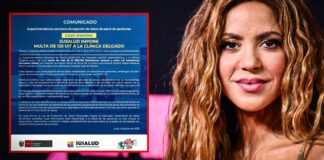 Pagará multaza por filtrar acto médico de Shakira