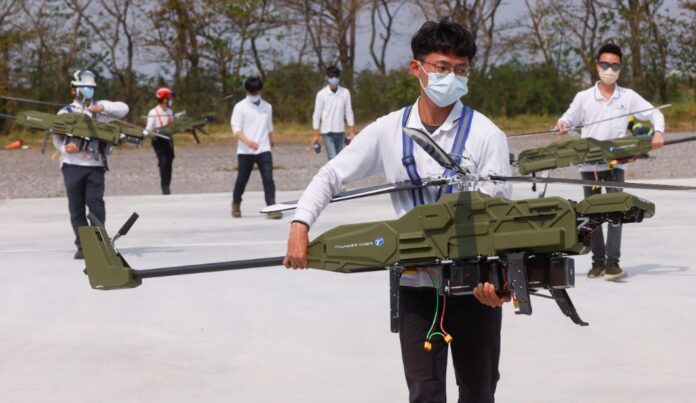 Taiwán confía en su ejército de drones