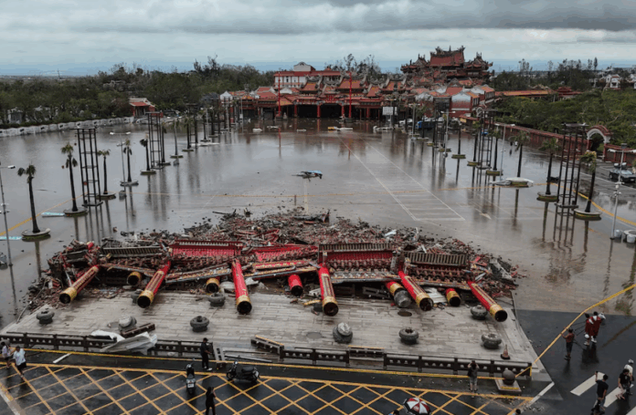 Tifón Danas barre Taiwán