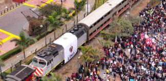 Vagones del tren Lima-Chosica