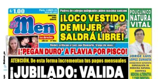 Portada Diario El Men (21/07/2025)