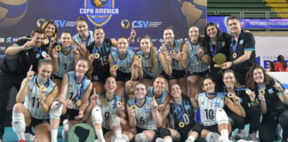 Argentina campeón de la Copa América de Vóley 2025