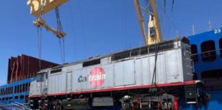 trenes donados por CalTrain a la Municipalidad de Lima