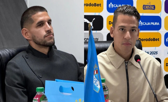 Abram y Benavente fueron presentados en Sporting Cristal