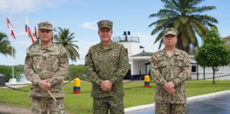 Jefes militares de Colombia, Perú y Ecuador se reunen en triple frontera