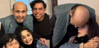 Édgar Vivar y María Antonieta se reencontraron en casa de Ernesto Pimentel