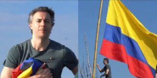 Clavan a candidato colocho por poner bandera en Santa Rosa Daniel Quintero