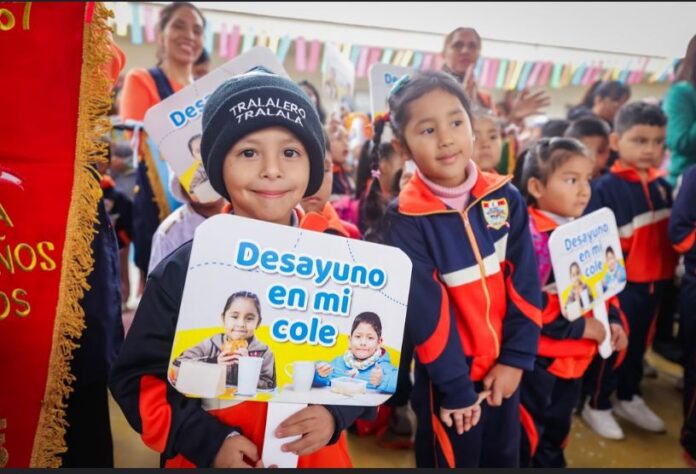 Escolares de Lima y Callao con desayunos