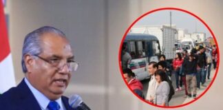 Titular del MTC, César Sandoval, descarta paro