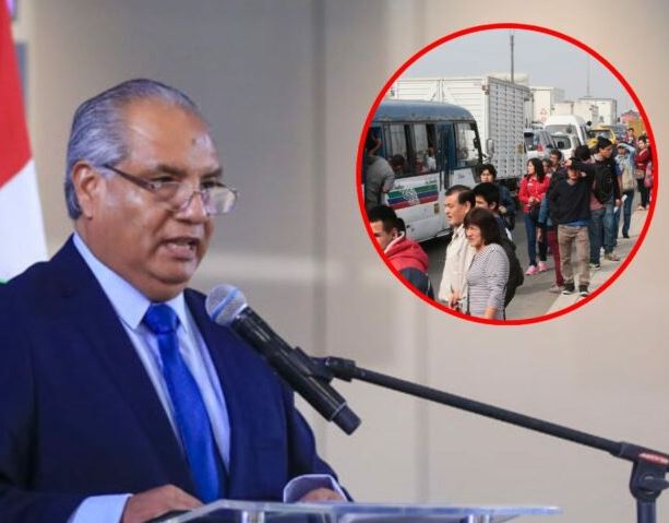 Titular del MTC, César Sandoval, descarta paro Titular del MTC, César Sandoval, descarta paro