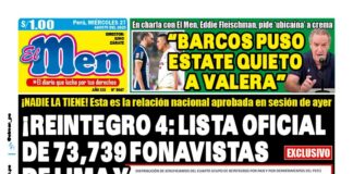 Portada Diario El Men (27/08/2025)
