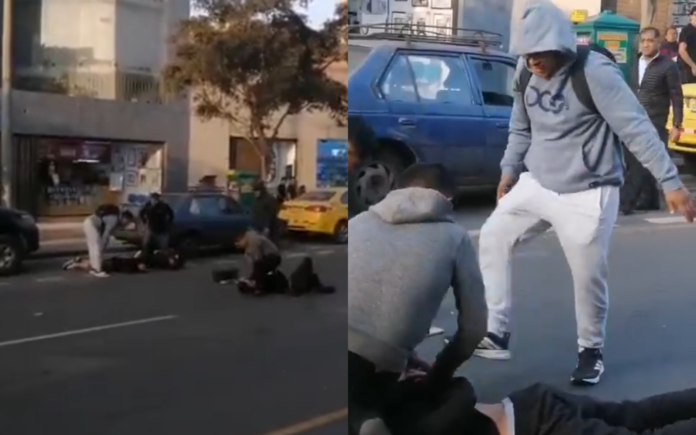 Feroz balacera en el Centro de Lima causó pánico a ciudadanos